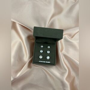 Bain x Miller Sterling Silver Stud Earrings Set (3 Pairs)